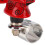 Red Warrior 3cm Diameter Steering Wheel Spinner Power Handle for Vehicles 5
