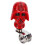 Red Warrior 3cm Diameter Steering Wheel Spinner Power Handle for Vehicles 16