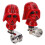Red Warrior 3cm Diameter Steering Wheel Spinner Power Handle for Vehicles 13