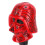 Red Warrior 3cm Diameter Steering Wheel Spinner Power Handle for Vehicles 3