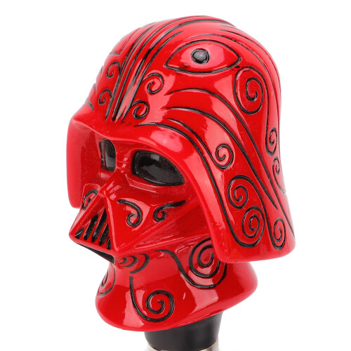 Red Warrior 3cm Diameter Steering Wheel Spinner Power Handle for Vehicles 2