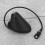 Car Radio USB Button Switch Adapter, 6W Black ABS Audio Converter 5