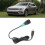 Car Radio USB Button Switch Adapter, 6W Black ABS Audio Converter 1