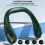 Portable Neck Fan with 3 Speeds, LED Display, USB Rechargeable 9