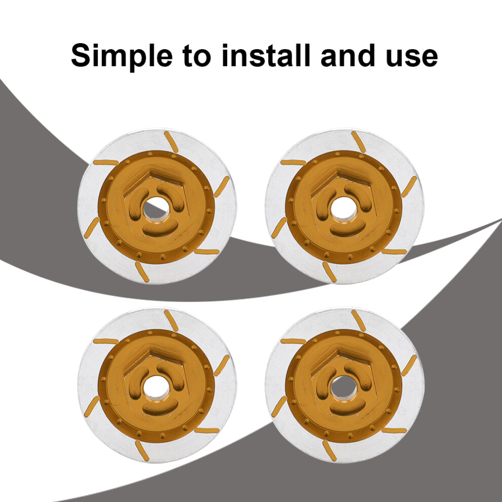 Upgrade Your 1/10 RC Car with Yellow Aluminum Brake Discs HSP 94123-image-OPC-PJMCC66-NEW