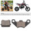 Ceramic Disc Caliper Brake Pads Fit for 50cc 70cc 15