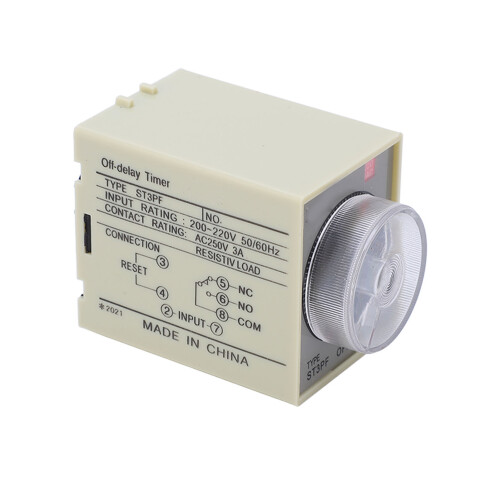 ST3PF Relé enchufable con retardo de apagado AC200-220V 1