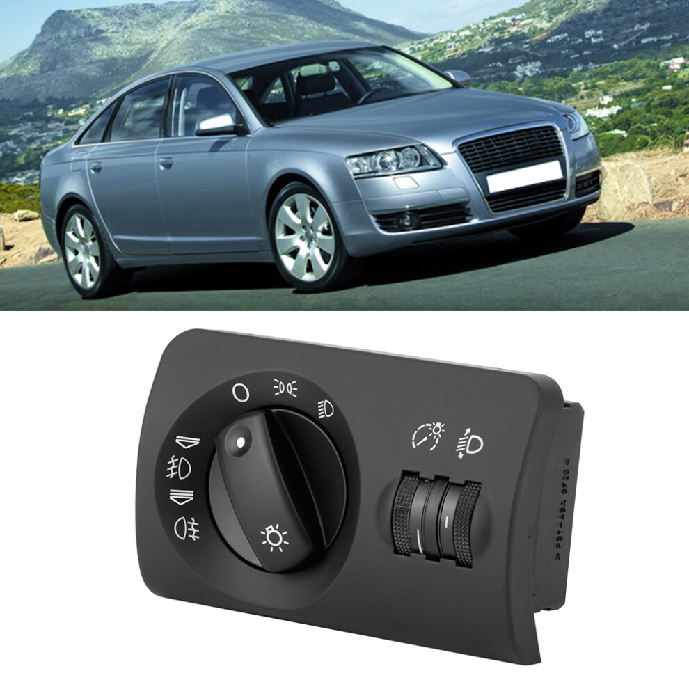 Car Headlight Fog Lamp Switch V10730011 for Audi A6 1997-2005 Black-image-OPC-PJMCCRC-NEW