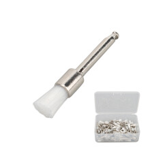 100 piezas de cepillo pulidor de silicona transparente