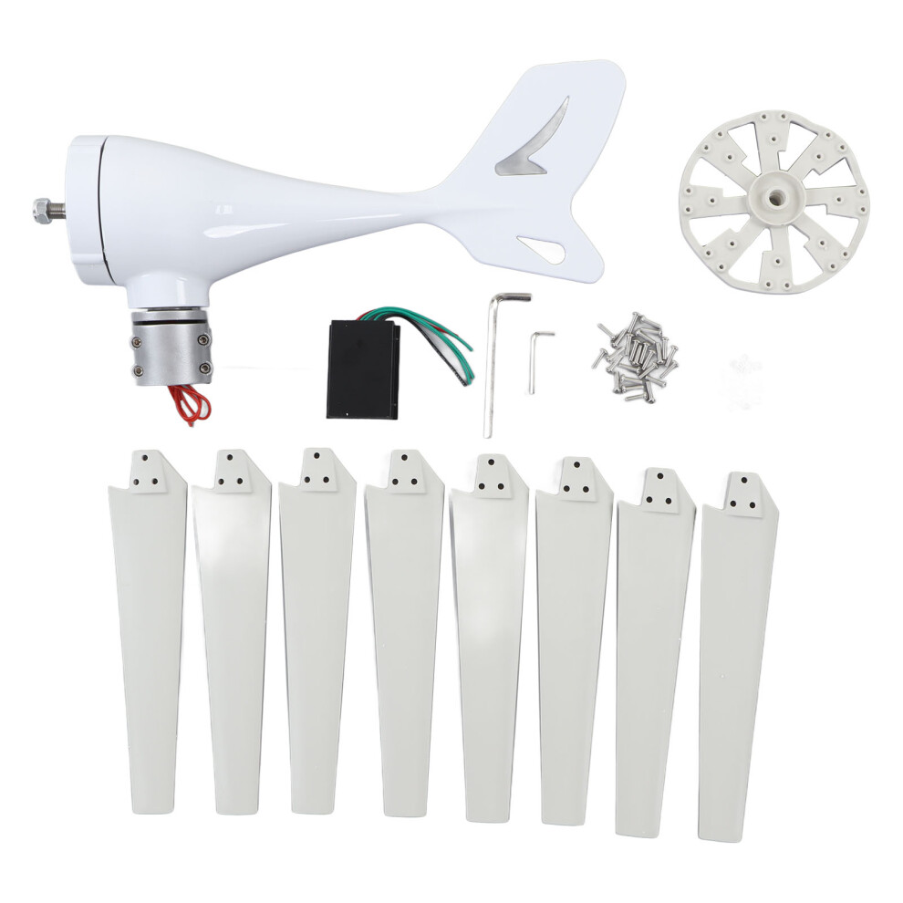 Wind Turbine Generator 600W 8 Blade Low Noise Wind