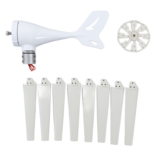 500W Wind Generator with MPPT Controller 8 Blades 1