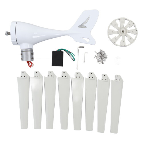 500W Wind Generator with MPPT Controller 8 Blades
