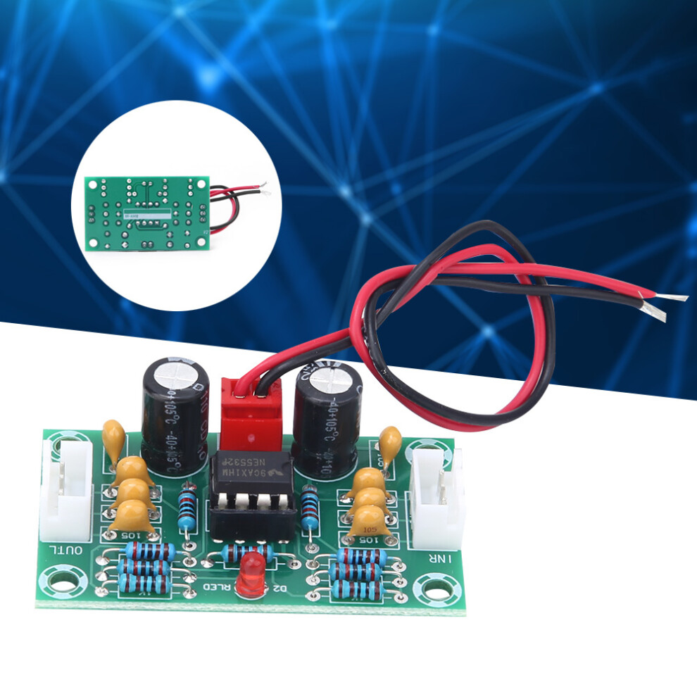 Xh A902 Ne5532 Dual Channel Preamplifier Module, Dc 12-30V 8431341112688