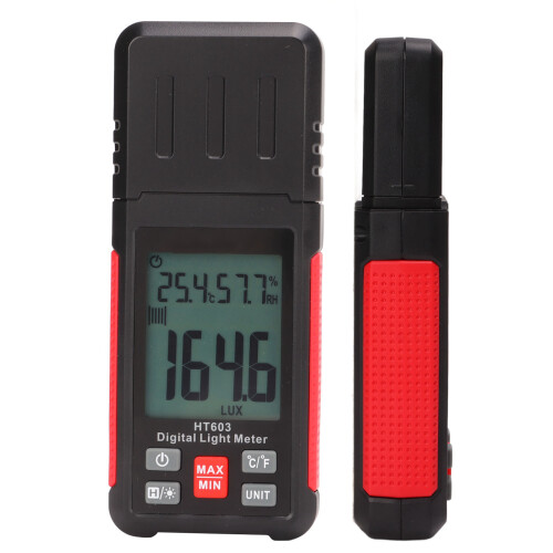 HT603 Digitales Lichtmessgerät, ABS-Gehäuse, 200000 lx
