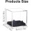 Baseball Vitrine Acrylic Display Case Clear Cube Box Dustproof Baseball Storage Container for Collectibles 3