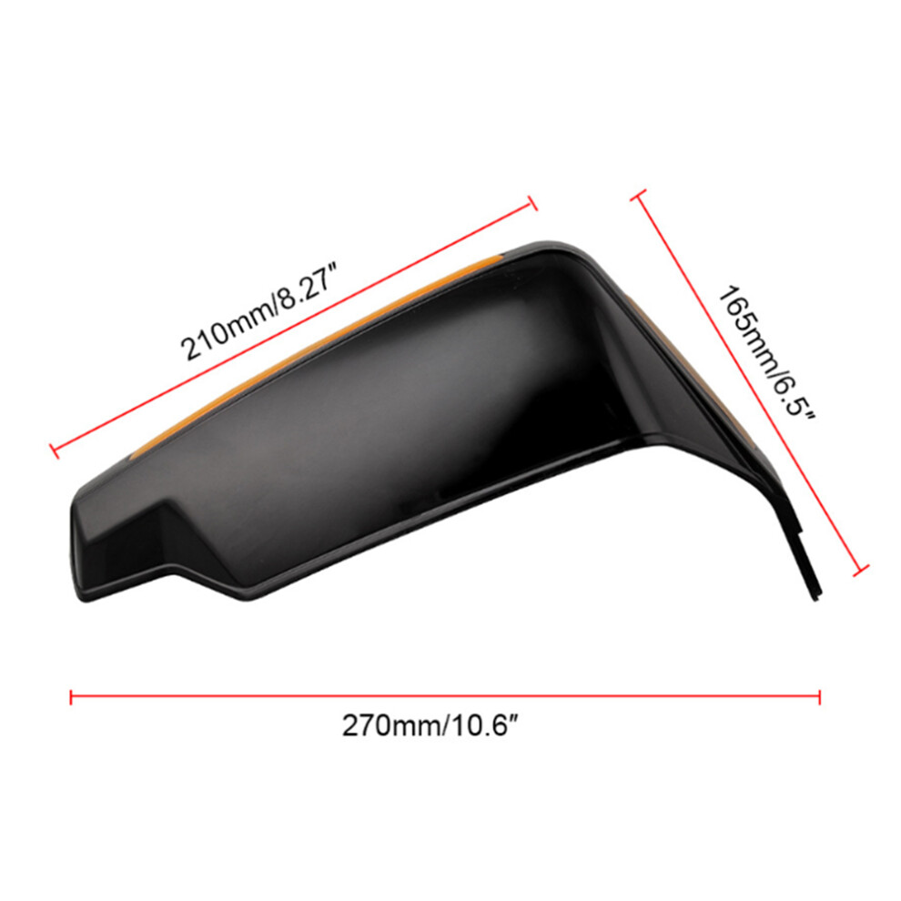 Universal Motorcycle Hand Guard Shield Windproof 270x210x165mm