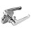 Toilet Door Lever Lock Set Bathroom Handle Knob 6