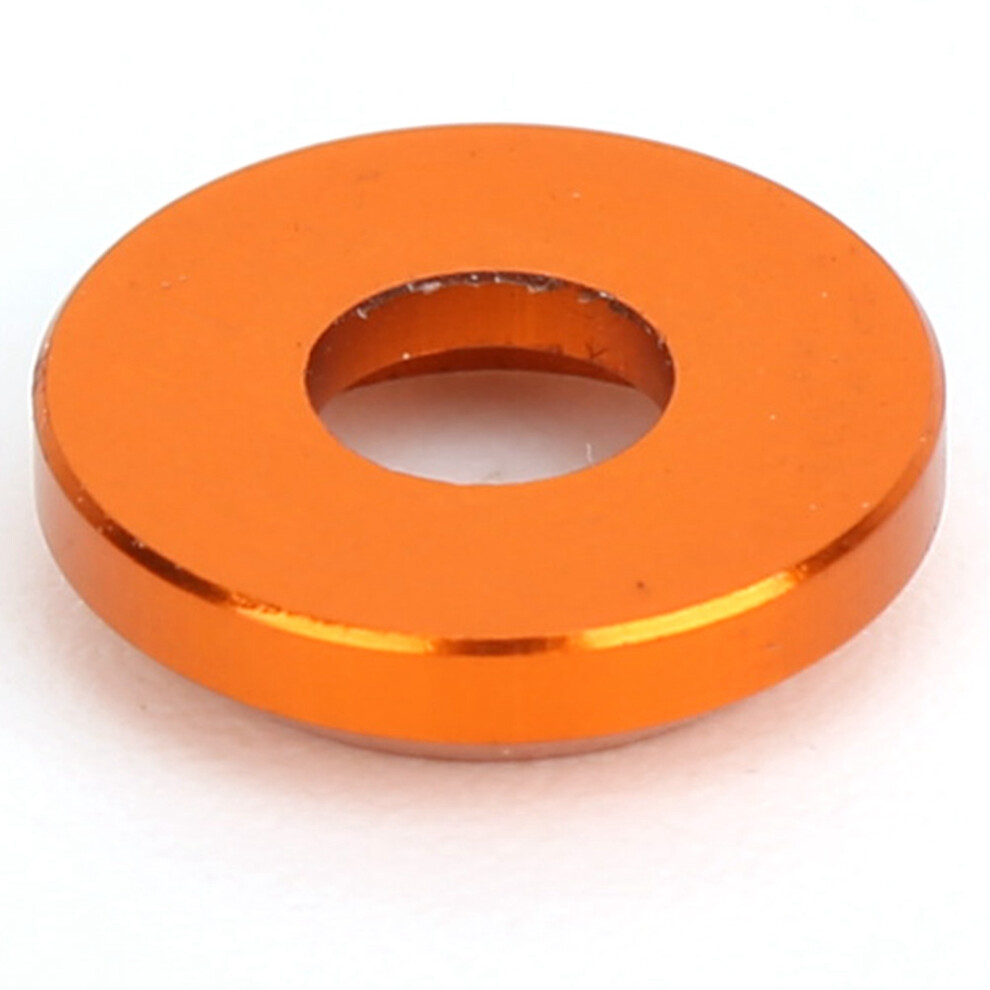 20Pcs M3 Aluminum Alloy Orange Washer Gasket 3X8x2 Anodized 8091341114848