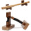 Baseball Bat Rack Horizontal Wall Mount Holder Type B Black for Baseball Bat Display and Storage Solution 3