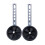 2X Universal Kids Bike Training Wheels Adjustable 4