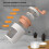 Manual Ice Crusher Machine for Home and Office, Removable ABS Snow Maker, Compact Size, Easy to Use 5
