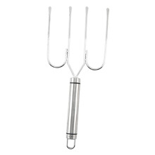 Roasting Chicken Fork - Stainless Steel Turkey Lifter for Grilling, Barbecue, Roasting, and Food Preparation