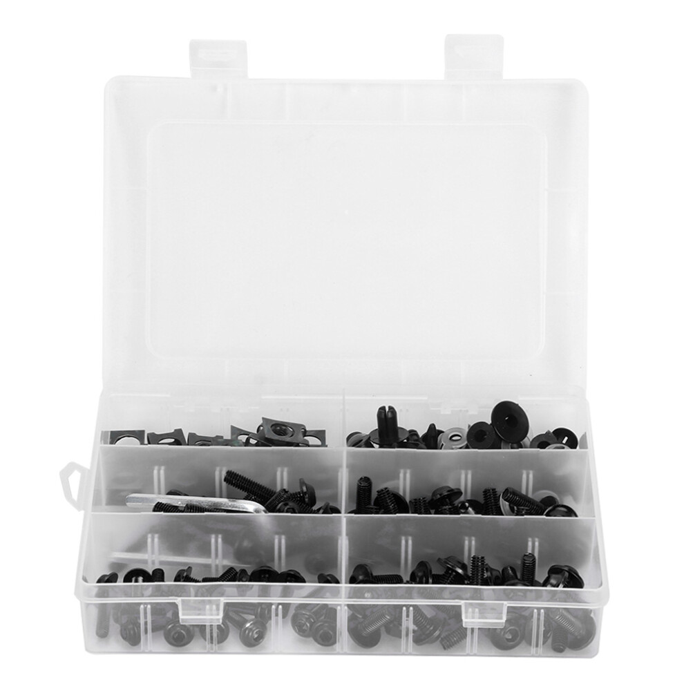 173Pcs Motorcycle Fairing Bolts Kit Windscreen 9121376640209