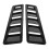2Pcs Universal Hood Air Intake Panel Trim Bonnet 3