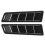 2Pcs Universal Hood Air Intake Panel Trim Bonnet 8