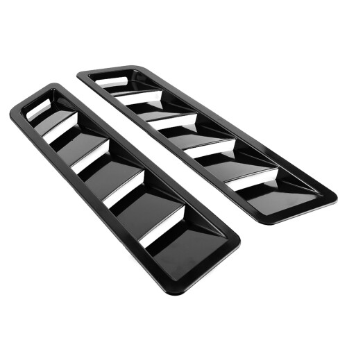 2Pcs Universal Hood Air Intake Panel Trim Bonnet 1