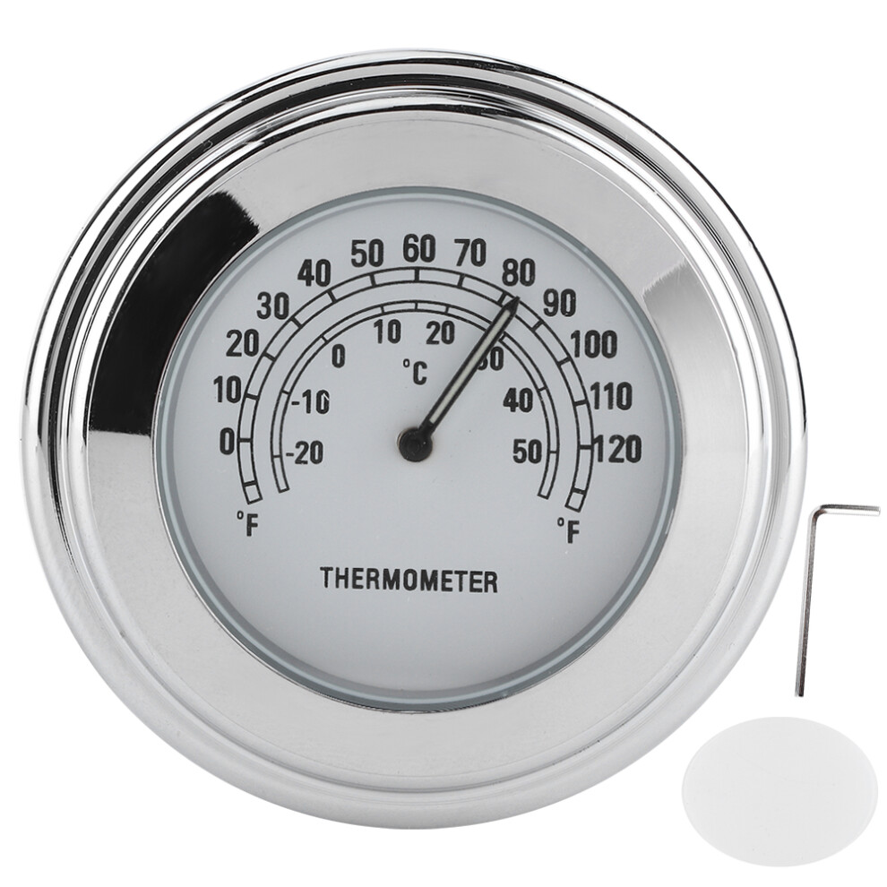 1In 7/8In Handlebar Mount Thermometer ‑20 White 9121376640438