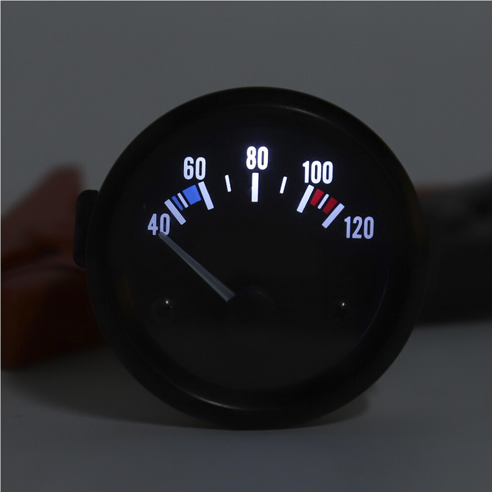 12V Car Water Temp Gauge Meter 2In 40-120 For Modification 9431341116012