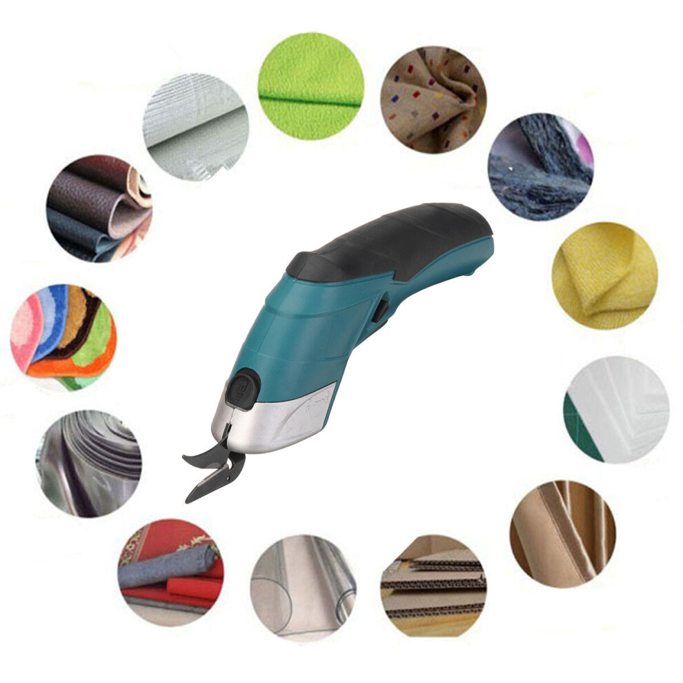 36W Cordless Rechargeable Electric Scissors Trimmer Portable Cloth Leather Cutter 1138392123713