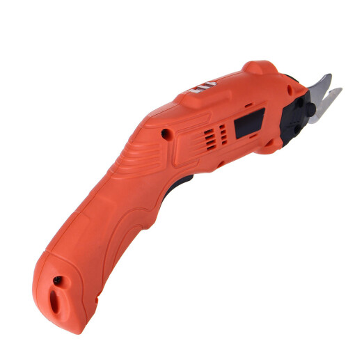 220V Electric Cordless Scissors Tailors Cutter Cutting Machine LED Light With 2 Blades 2