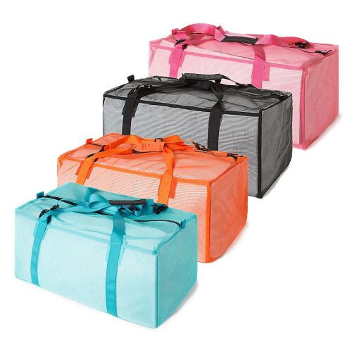 (Blue) Mesh Duffel Gear Bag 1