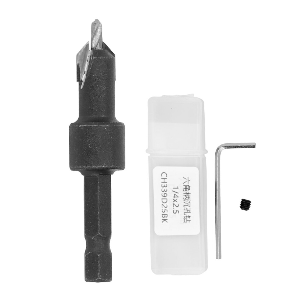 Countersink Drill Bit Pointed Head Wide Groove-image-OPC-PJMCFYN-NEW