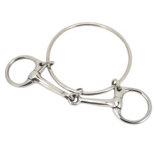 125mm Edelstahl-Pferdemaulring, 5 Zoll Pferdezubehör, Outdoor-Training, lose Ringe