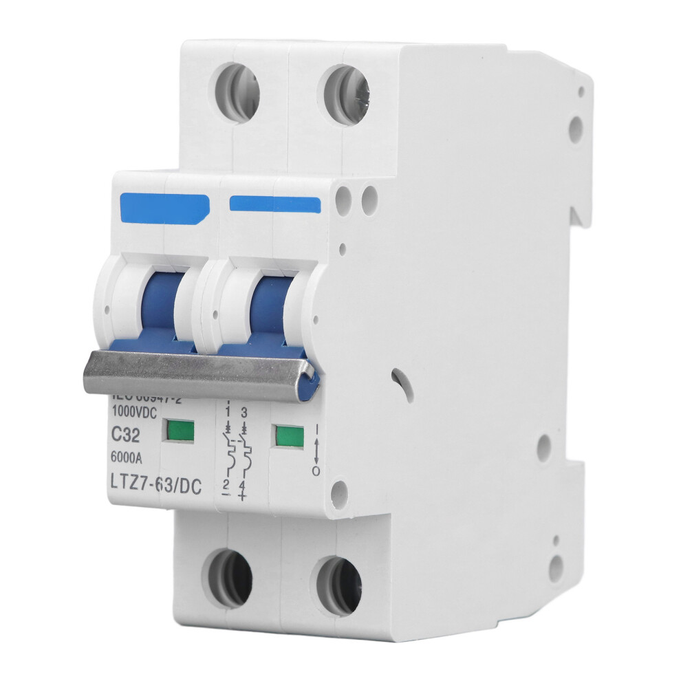 DC Miniature Circuit Breaker 2 Pole 1000V 32A DIN