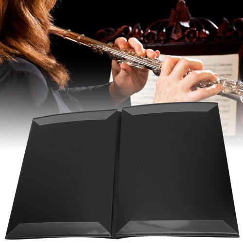 A4 Music Folder for Pianists - Holds 20 Sheets 4 Pages Durable Lightweight 2