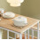 SoBuy Bartisch-Set OGT15-WN mit 4 Hockern, Holzfarbe 4