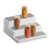GEEZY GEEZY 3 Tier Spice Rack Organiser Step Kitchen Cupboard Shelf Storage for Jars 19.5cm 1