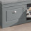 SoBuy Πάγκος Εισόδου με Ράφια Γκρι L104xP24xA52cm 5