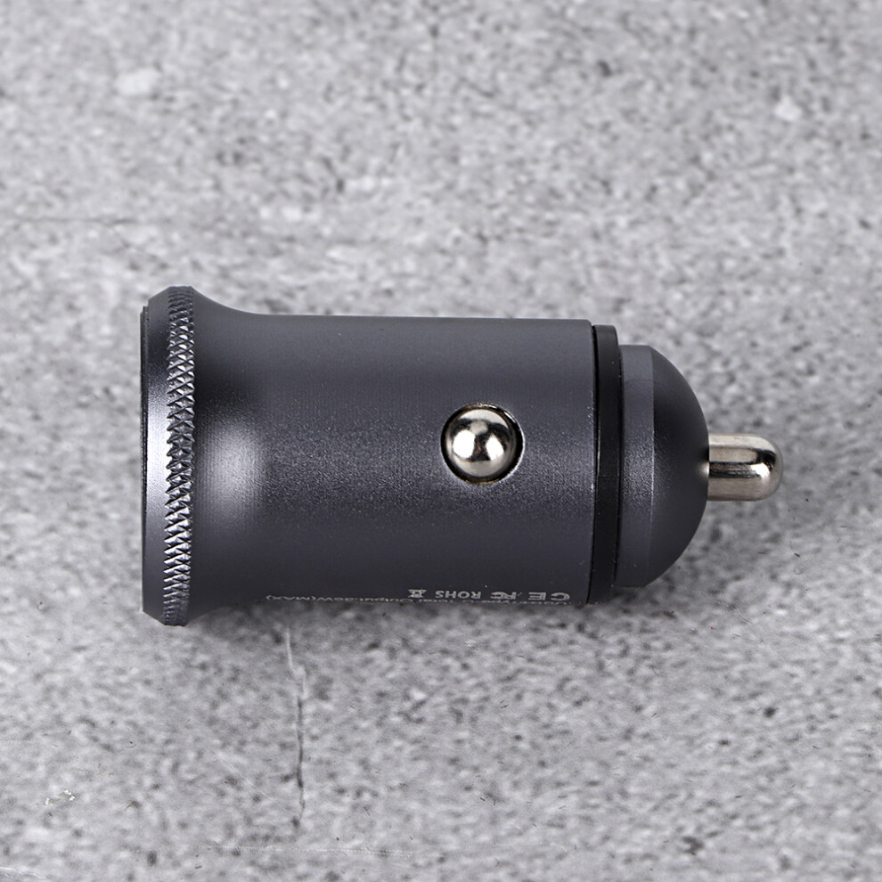 Portable Dual Usb Car Charger Pq5b Aluminum Alloy 36W Fast Charging 5021341120948