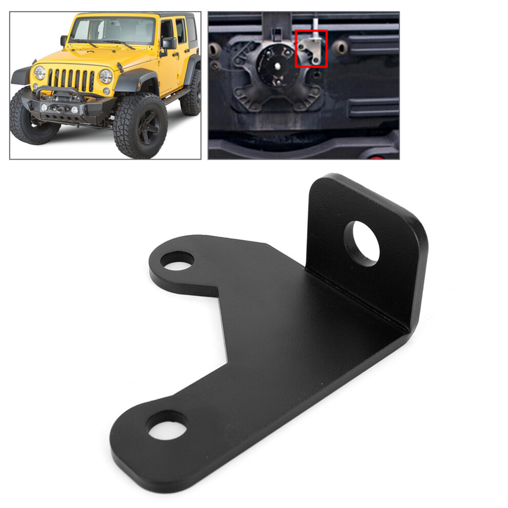 Rear Tail Door Antenna Support Stand For Jeep Wrangler 2007-2017, Black 8411341120852