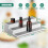 GEEZY GEEZY 3 Tier Spice Rack Organiser Step Kitchen Cupboard Shelf Storage for Jars 36cm 8