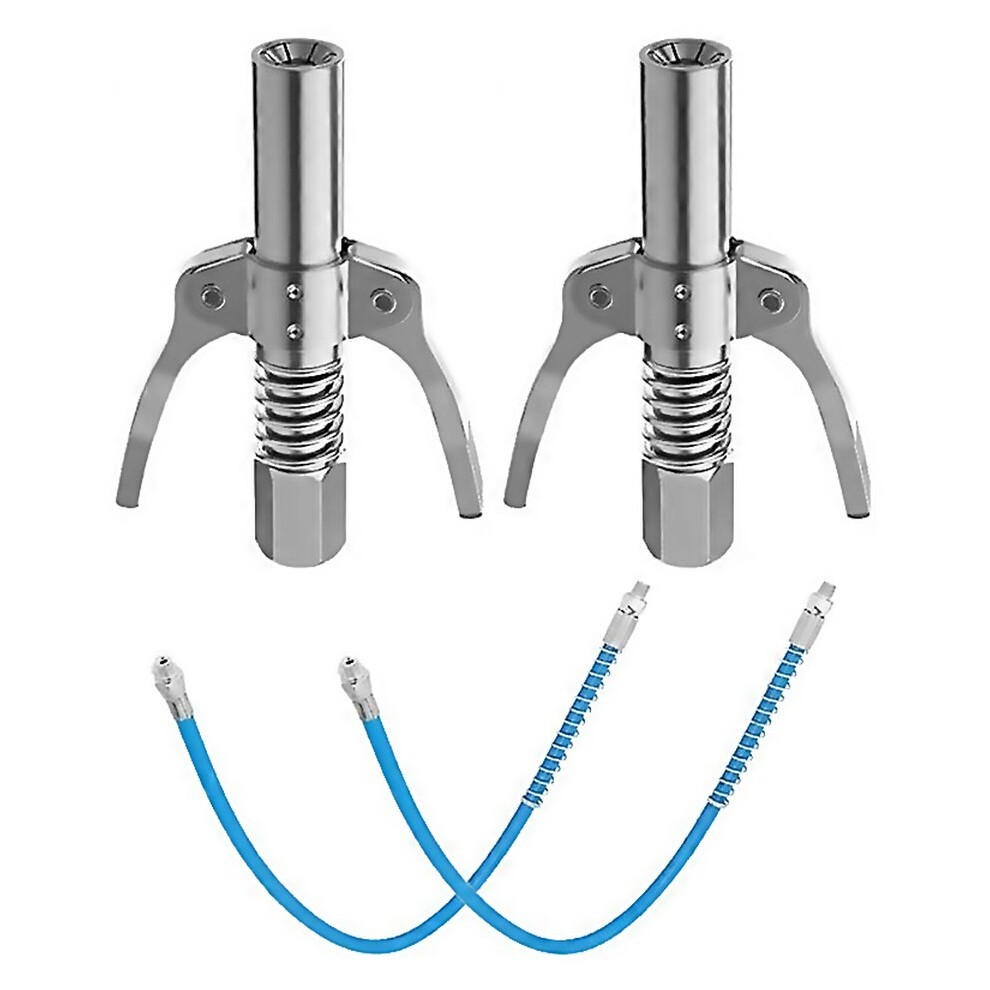 For 2pcs Npti8 10000psi Grease Coupler Heavyduty Quick Release-image-OPC-PJMCHXG-NEW