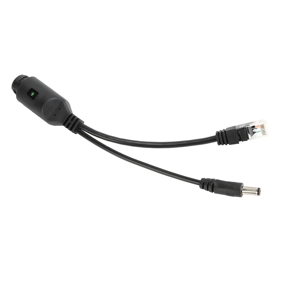 24V Ip Camera Poe Power Adapter Cable Splitter 30-40M Black 7621341122126