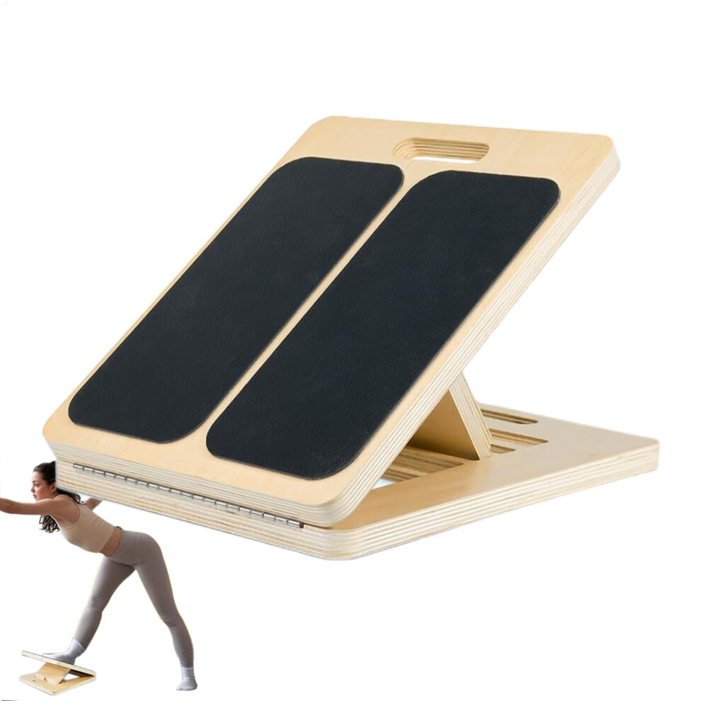Adjustable Incline Board for Calf Stretching, Non-Slip Design, 32.5 x 39.6 x 4 cm, Ideal for Ankle and Knee Exercises