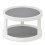 GEEZY GEEZY Rotating 2 Tier Spice Rack rotating tray Non Slip Base Pantry Fridge Cupboard 25cm 2