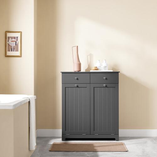 SoBuy Ντουλάπι Πλυντηρίου 78x38x90cm με 2 Σακούλες 1